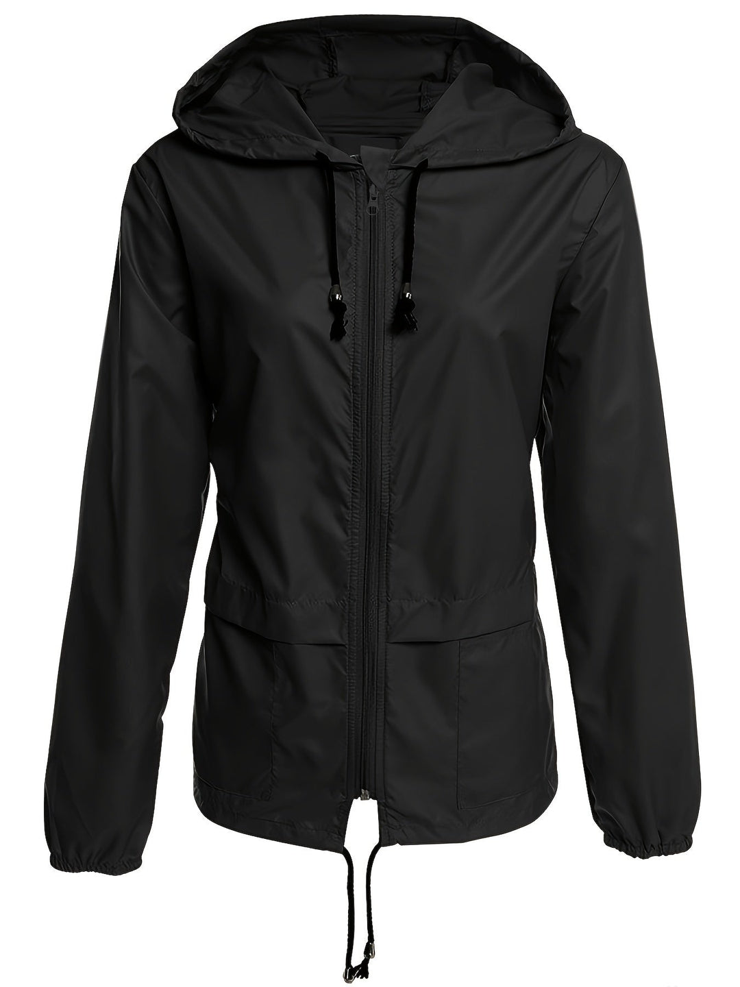 Drune | Einfarbige Windjacke mit Langen Ärmeln