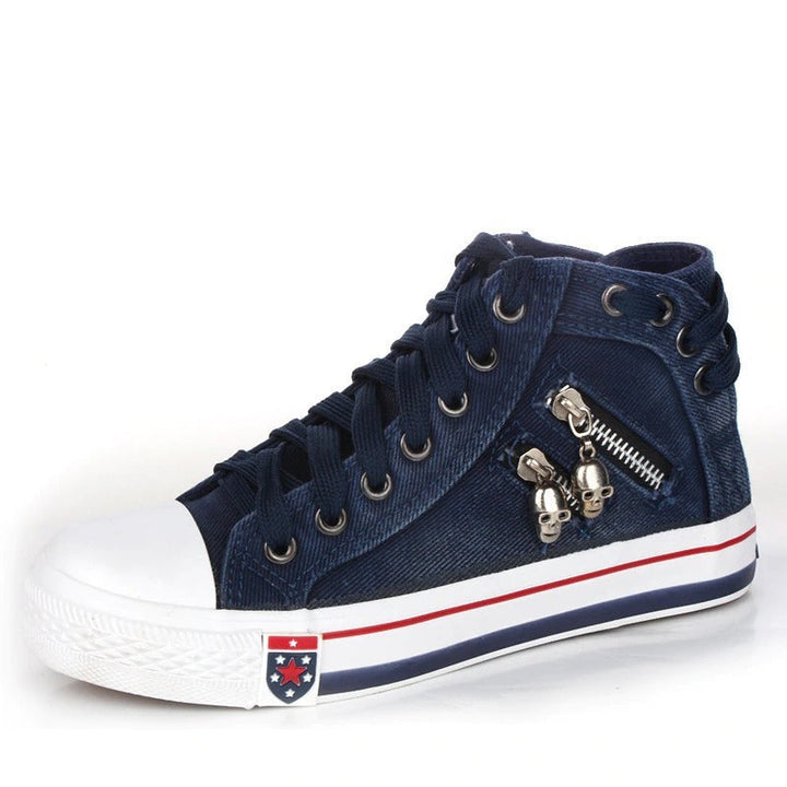 Drune | Atmungsaktive High Top Sneaker Für Damen in Übergröße