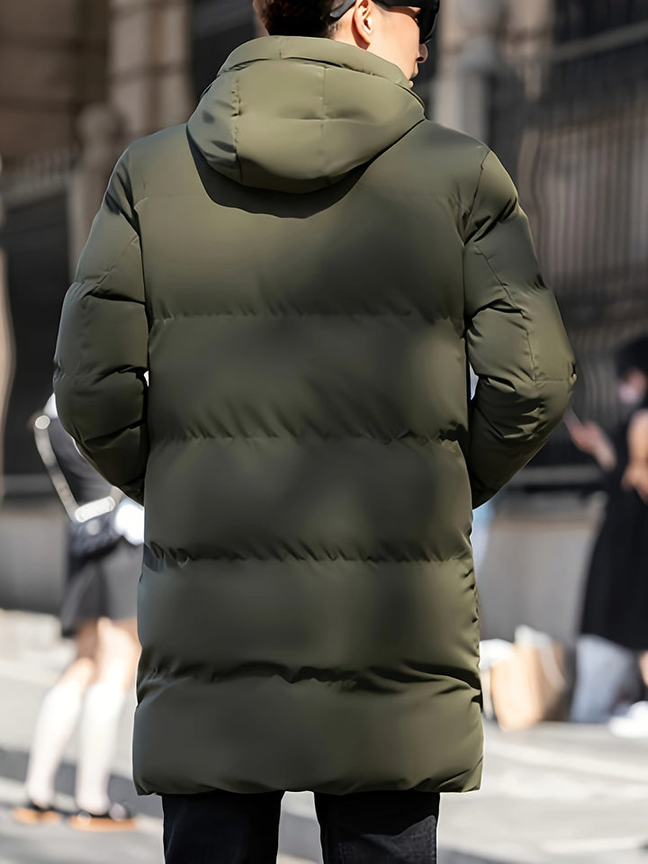 Drune | Dicke Lange Kapuzen Puffer Winterjacke Für Herren - Ideal für Winter