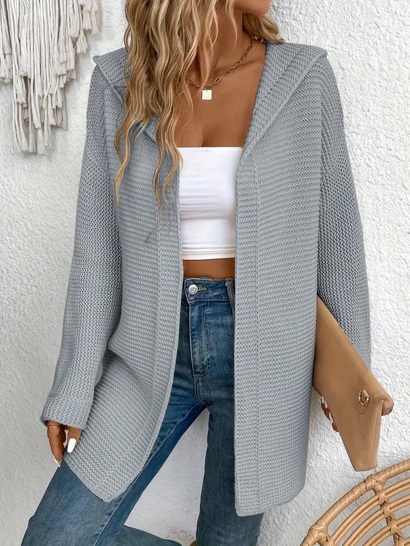 Drune | Strickjacke mit Angriffsbereiter Kapuze