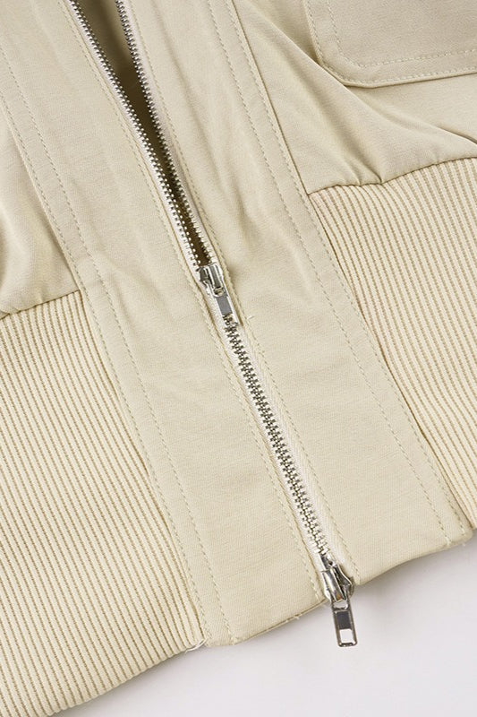 Drune | Gürtelter Stehkragenjacke