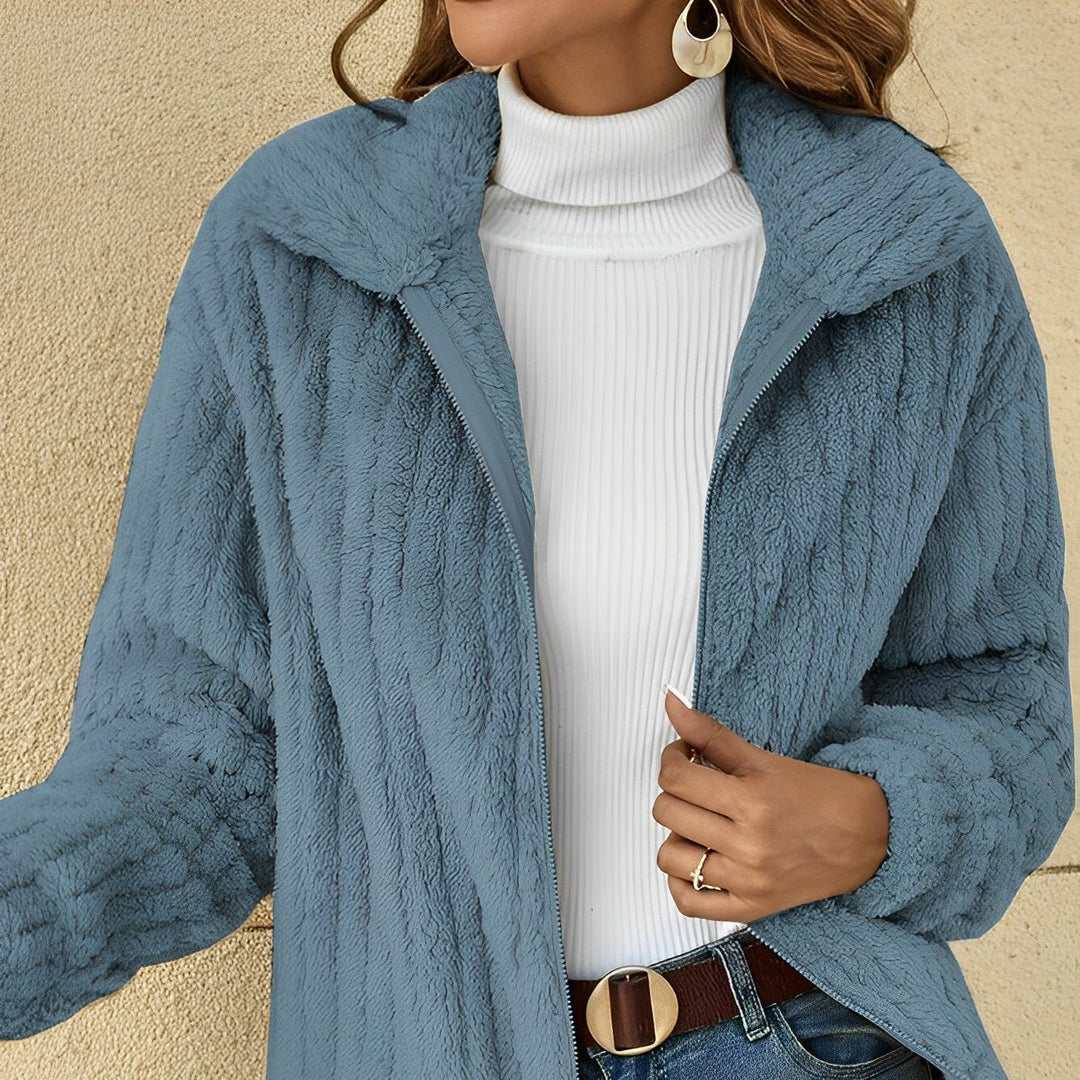 Drune | Frauen Stylischer Teddy-Mantel Gemütlicher Stil