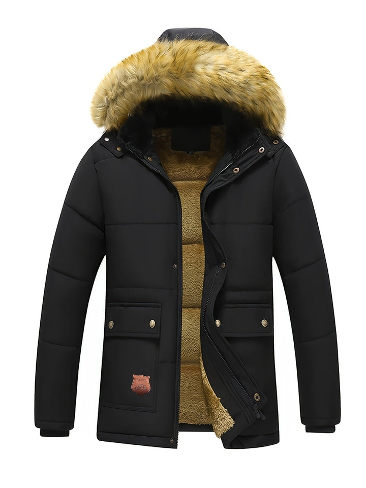 Drune | Winterjacke für Herren aus Polyester mit Kapuze - Perfekt für Outdoor-Aktivitäten