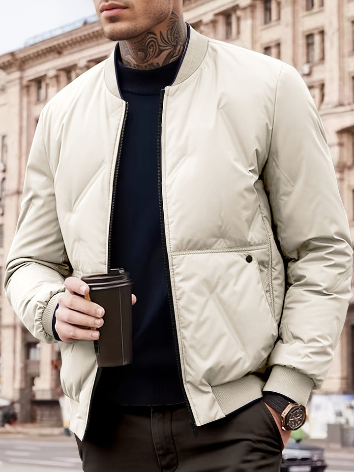 Drune | warme Winterjacke mit Fleece-Futter und Taschen für Männer - Perfekt für Outdoor-Aktivitäten