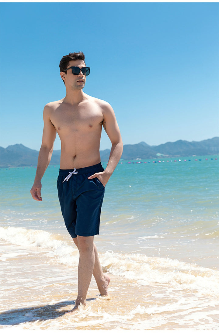 Drune | Schnell trocknende einfarbige Strandhosen-Shorts