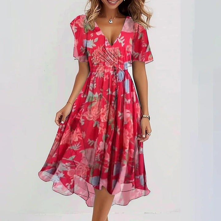 Drune | Damenkleid Mit V-ausschnitt