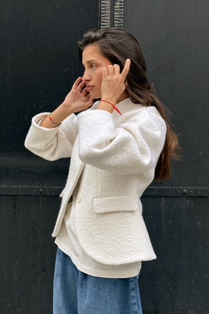 Drune | Woll-V-Ausschnitt-Jacke