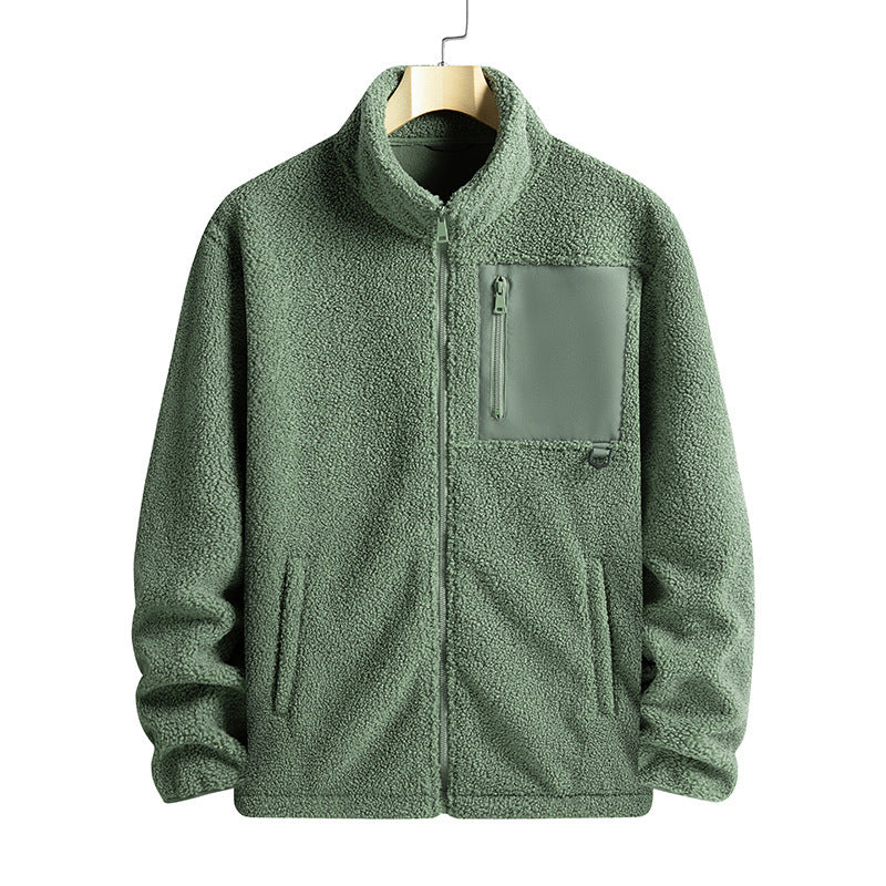 Drune | Männer Fleecejacke mit Kragen