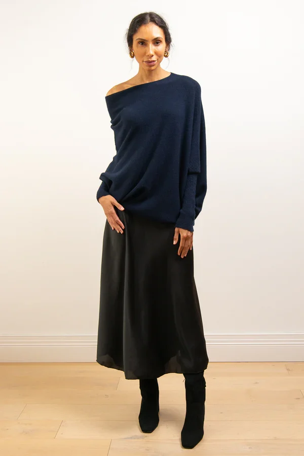 Drune | Asymmetrisch Drapierter Pullover