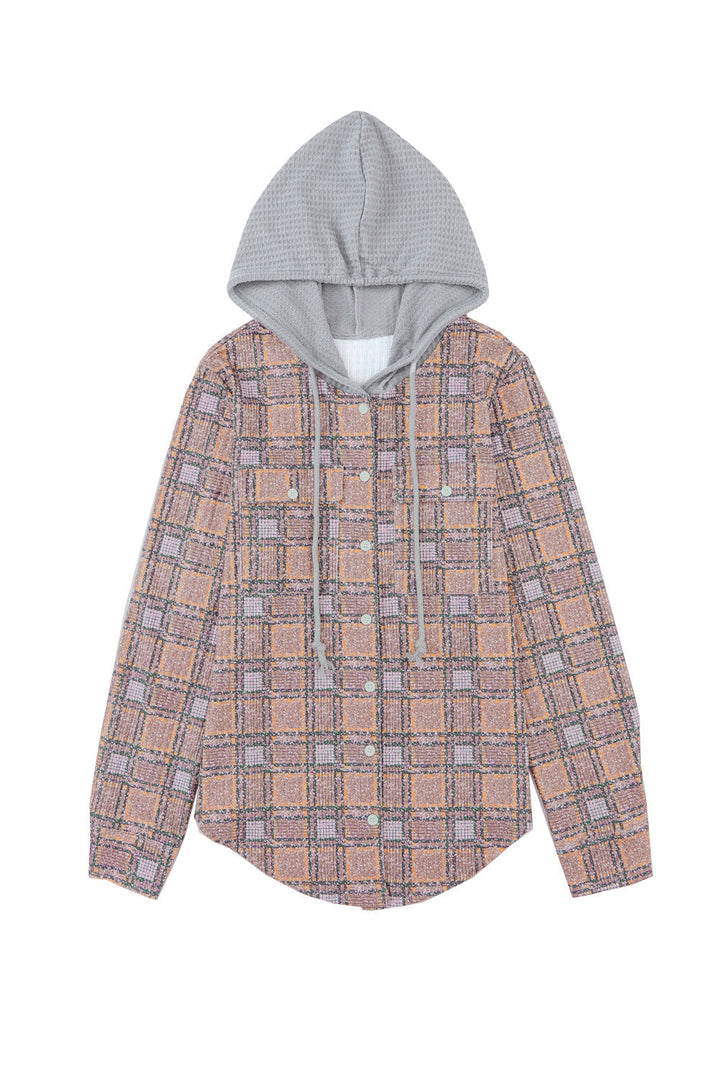 Drune | Gesmusterte Hemd mit Kapuze Polyester Ideal Für Den Alltag