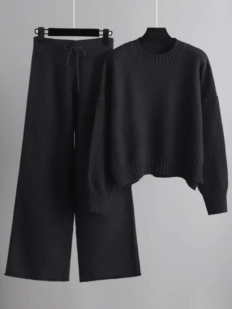 Drune | Luxury Tricot Outfit mit Kordelzug