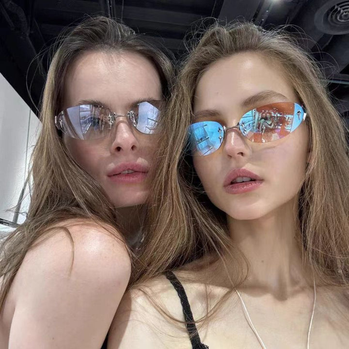 Drune | Star Rahmenlose Futuristische Sonnenbrille