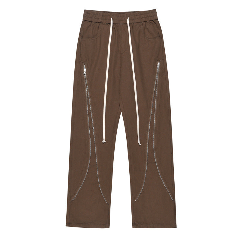 Drune | Freizeit-Hose mit langen Reißverschlüssen