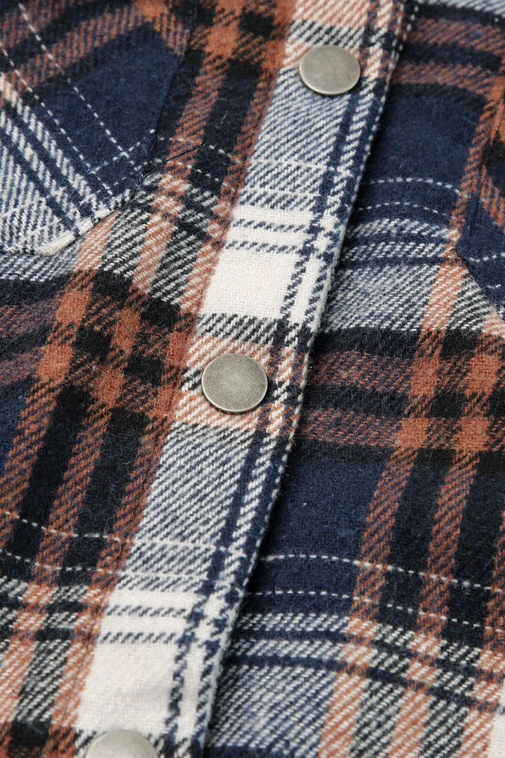Drune | Gepunktete Jacke mit Kapuze Weiches Plüschfutter Perfekt Für Kalte Tage
