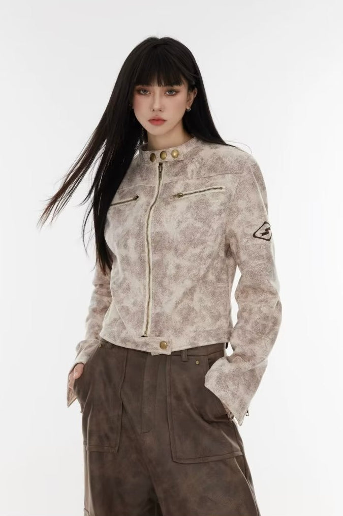 Drune | Batik Stehkragenjacke