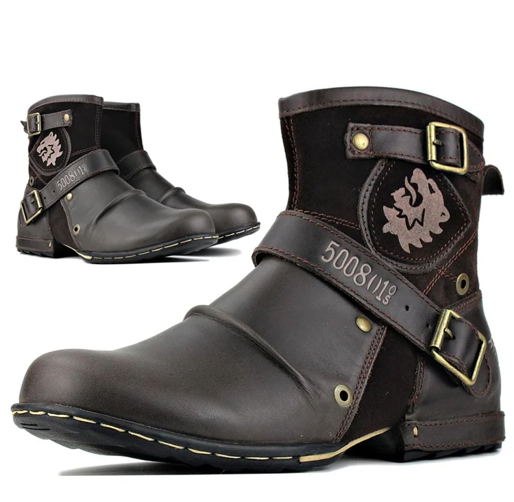 Drune | Weinlese Stil Herrenstiefel