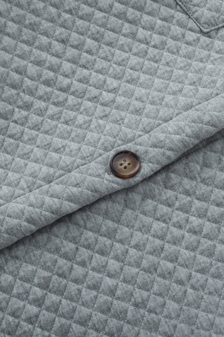 Drune | Leichtgewicht Gesteppte Hemdjacke Polyester Komfort und Stil