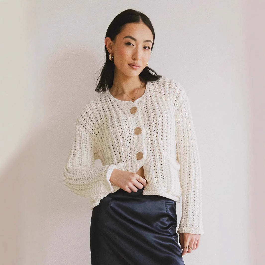 Drune | Cozy Chic women's cardigan with buttons and pockets