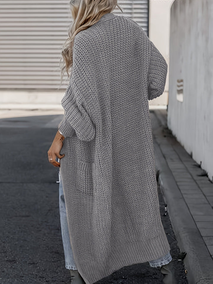 Drune | Lässige Gestrickte Weste Mit Taschen