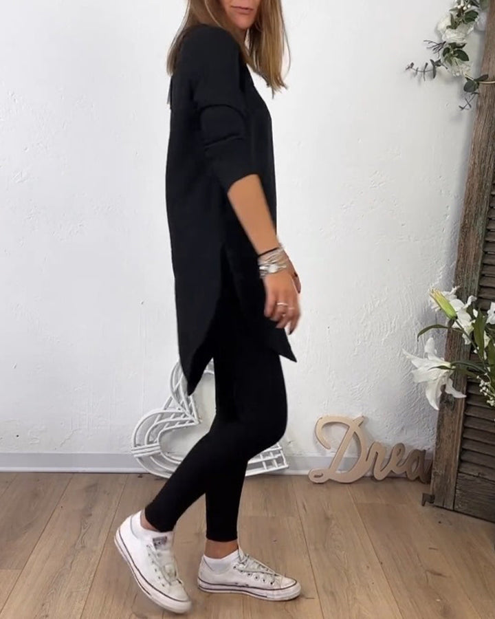 Drune | Top mit Rundhalsausschnitt
