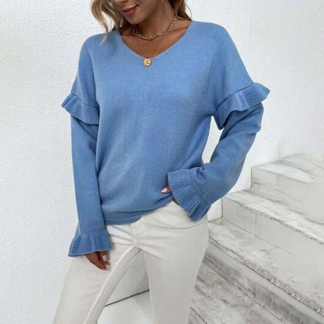 Drune | Lässiger und Bequemer Strickpullover für Damen