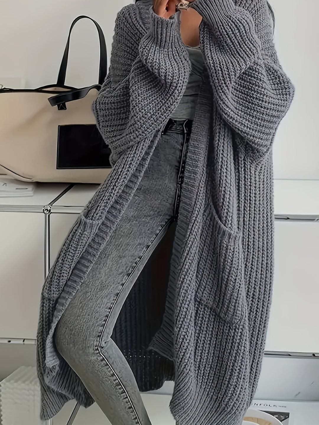 Drune | Strickcardigan mit Gürtel für Damen