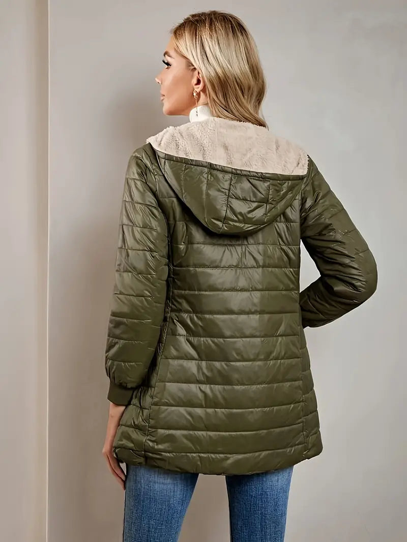 Drune | Fleece gefütterte Jacke mit Reißverschluss