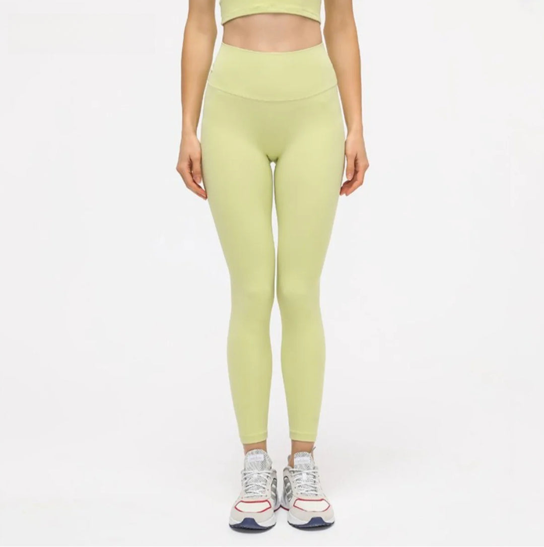 Drune | Hohe Taille Hüfte heben Yoga Sport neun-Punkt-Hose