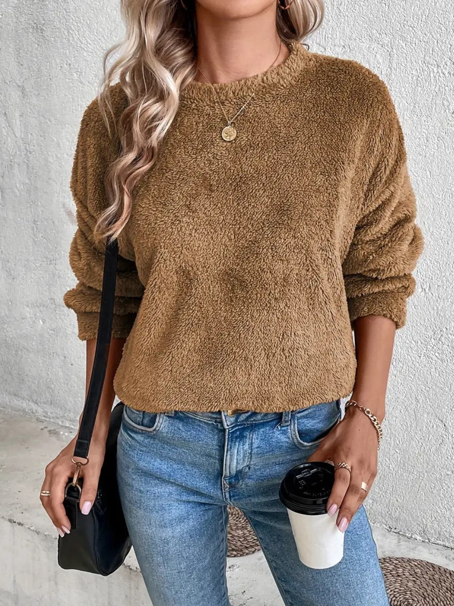 Drune | Teddy-Sweatshirt für Damen