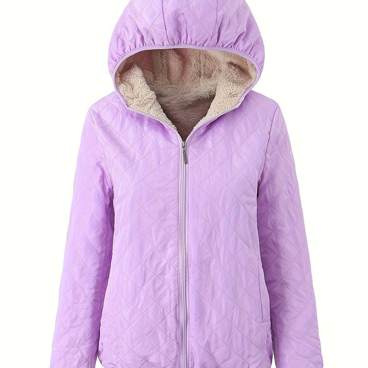 Drune | Steppjacke mit Kapuze und Reißverschluss