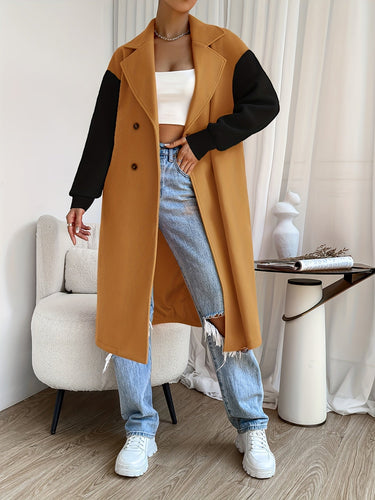 Drune | Trenchcoat mit Gürtel-Detail und mittellangem winddichtem Design für Damen - Ideal für Herbst