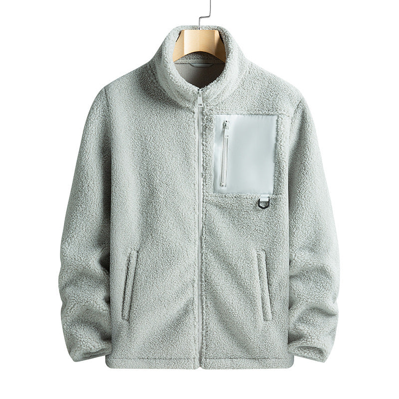 Drune | Männer Fleecejacke mit Kragen