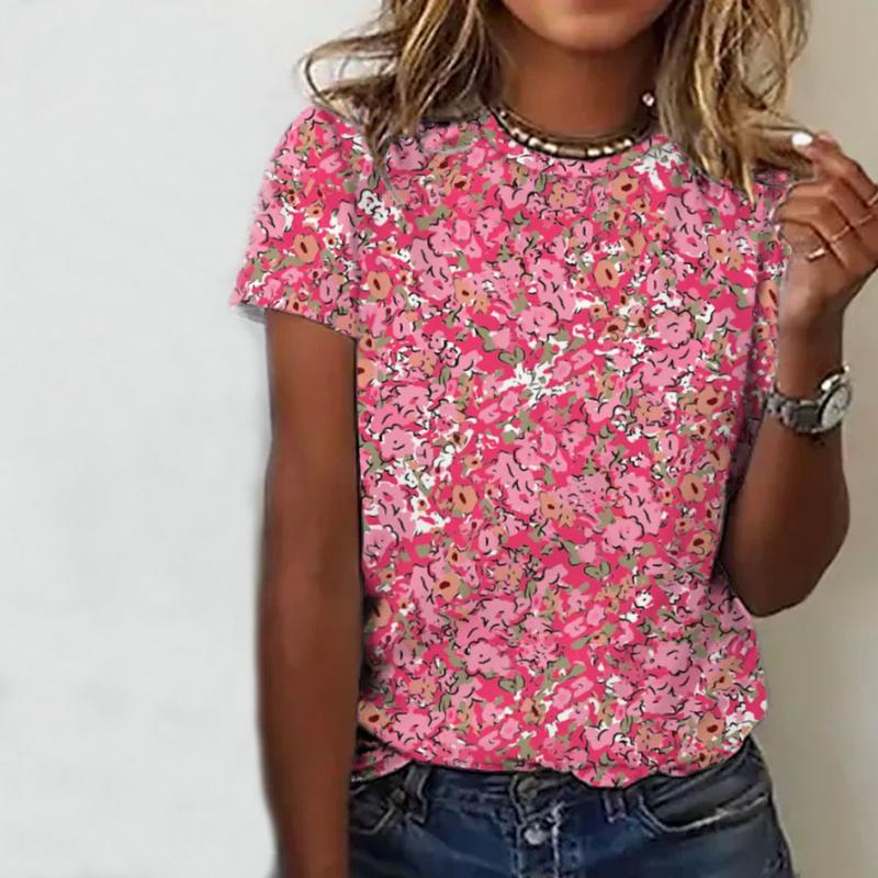 Drune | Lässiges Blumen T-shirt