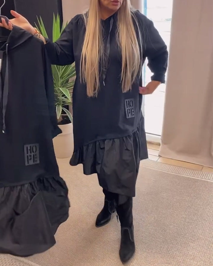 Drune | Kleid mit Langen Ärmeln und Kapuze