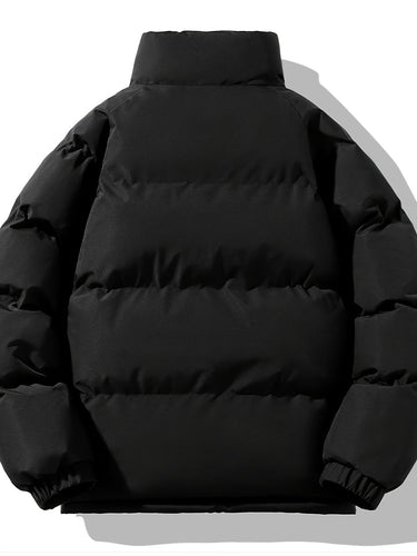 Drune | Lange Ärmel Reißverschluss Retro Stil Stehkragen Winter Jacke Für Herren - Ideal für Winter