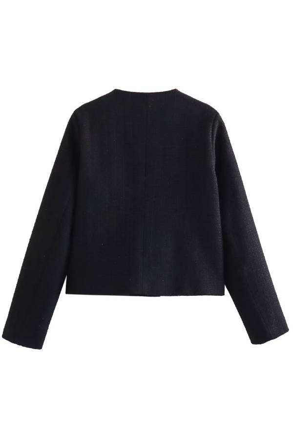 Drune | Hals Slim Fit Colorblock Damen Knopfjacke