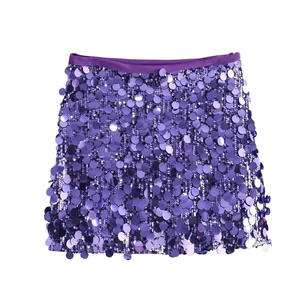 Drune | Glamour in Motion: Mini-Paillettenrock 2024 für Damen
