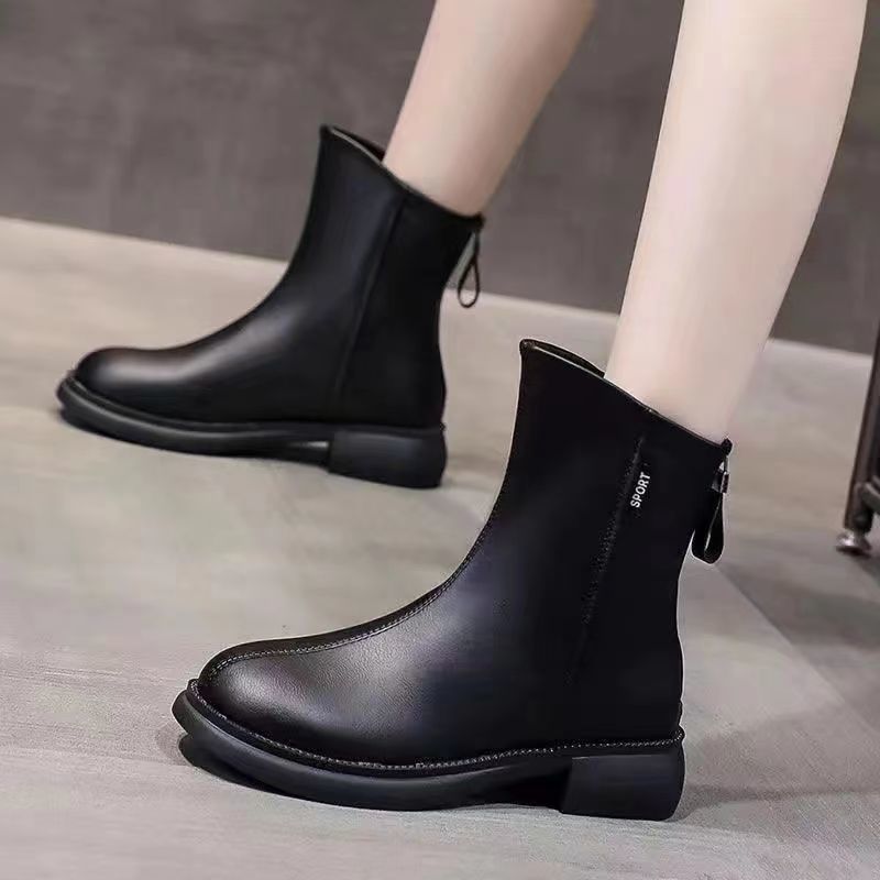 Drune | Elegante Stiefel mit Flachen Sohlen