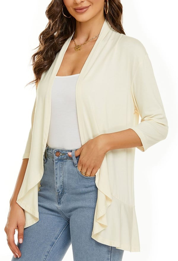 Drune | Elegantes Offenes Front Damenjacke