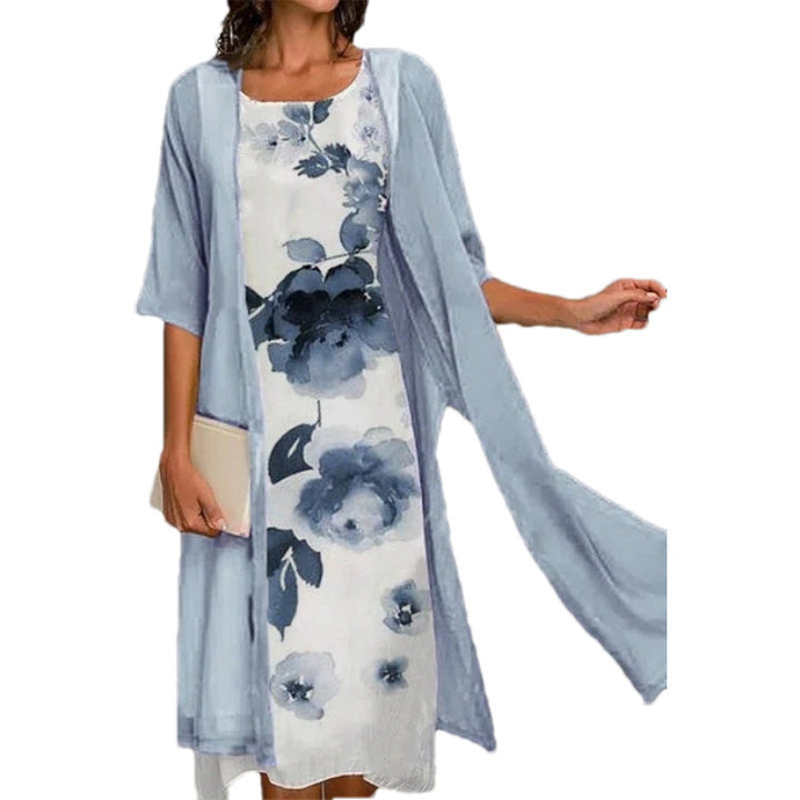 Drune | Stilvolles Anzugskleid Mit Blumenmuster