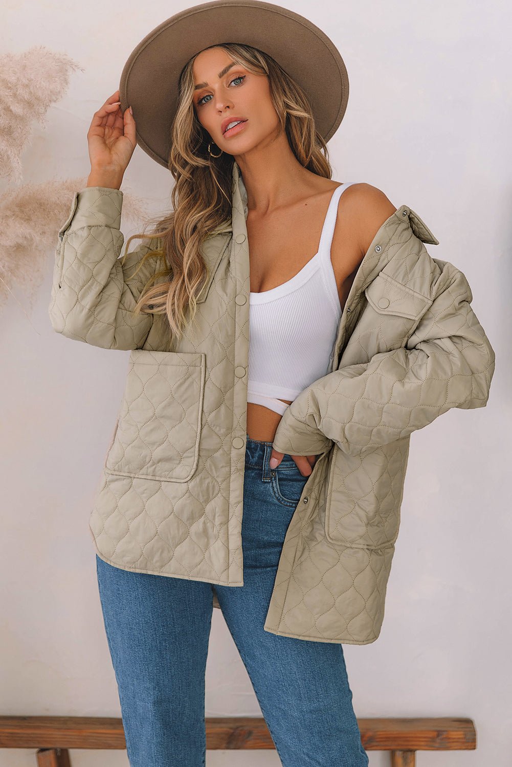 Drune | Button-Up Shacket - Leichte Wärme - Übergröße - Lässiger Stil