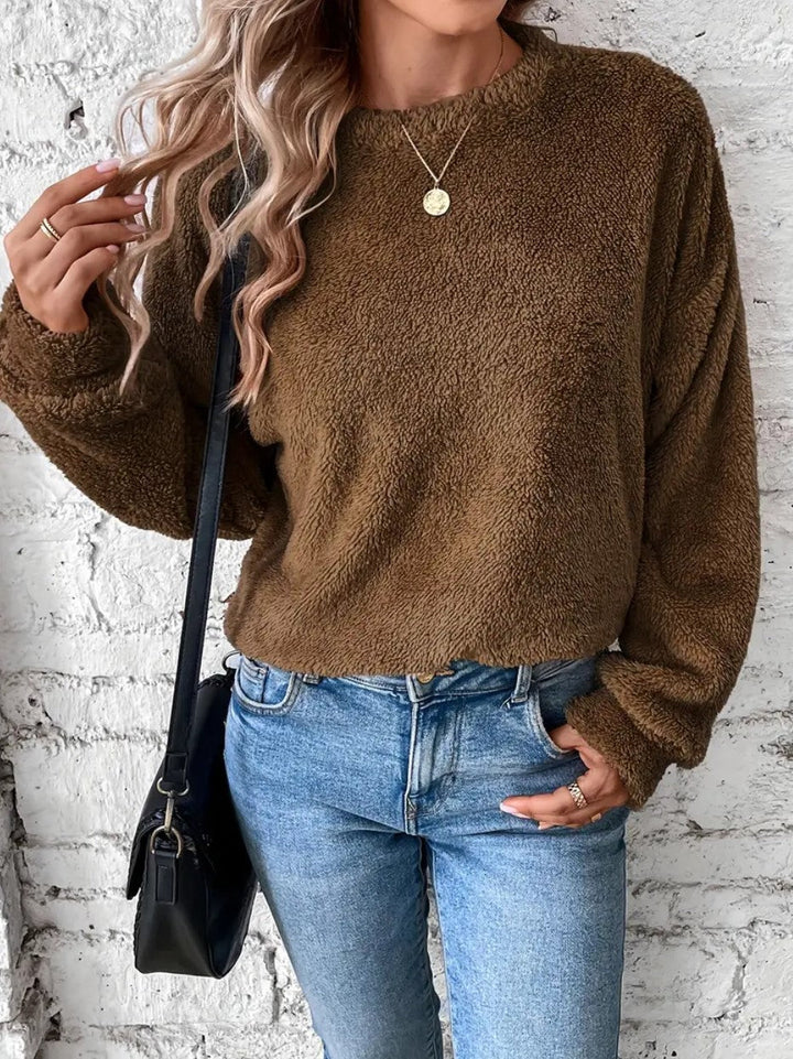 Drune | Teddy-Sweatshirt für Damen