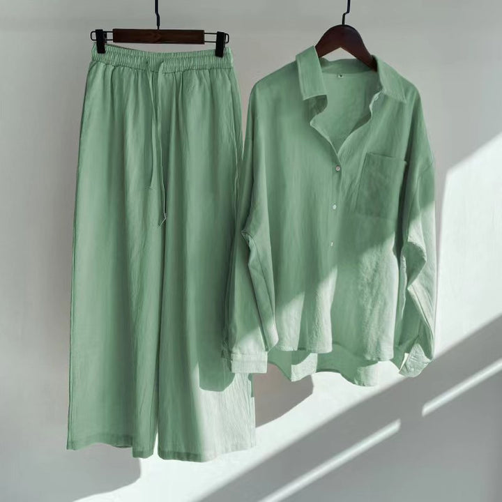 Drune | Stylisches Und Zweiteiliges Leinen Set