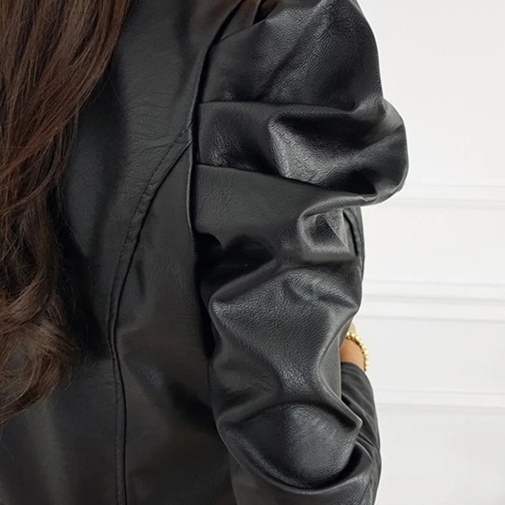 Drune | Klassisches Lederjacke Mit Elegantem O-ausschnitt Zeitlos & Markant