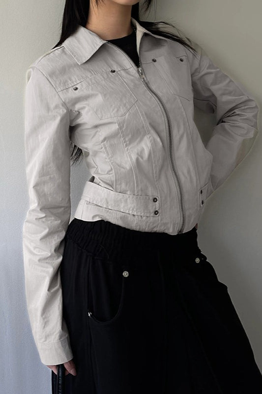 Drune | Up Solid Color Utility Jacket