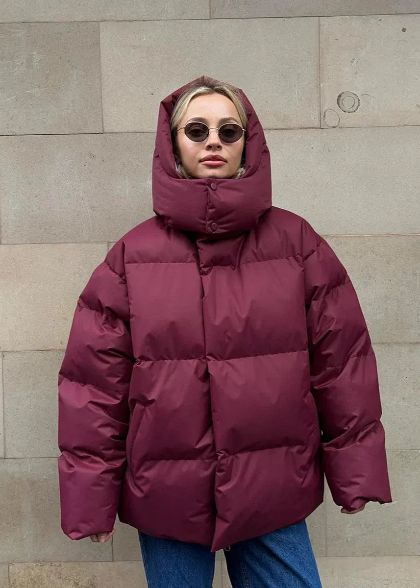 Drune | Pufferjacke - Burgunderrot
