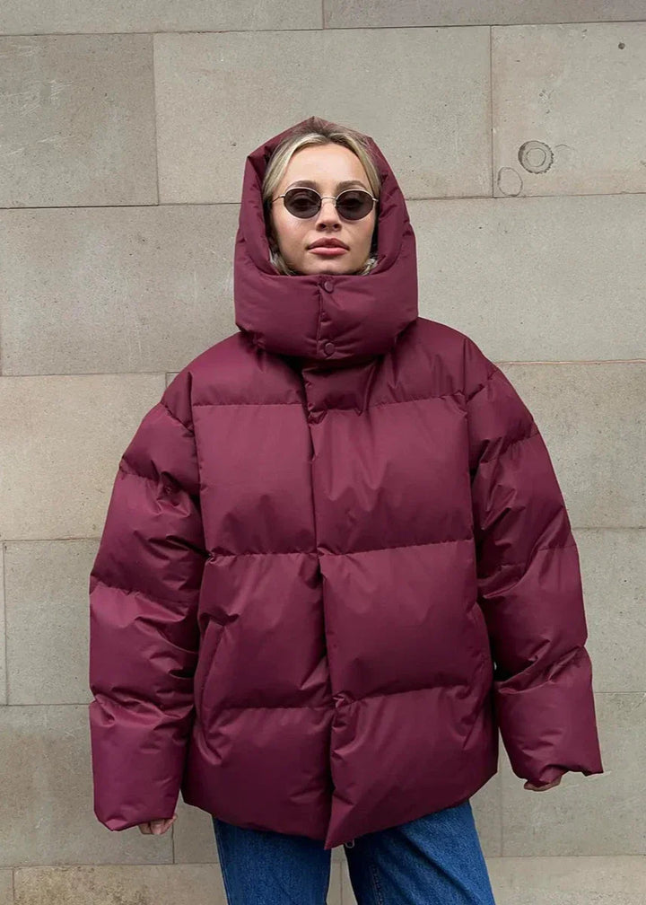 Drune | Pufferjacke - Burgunderrot