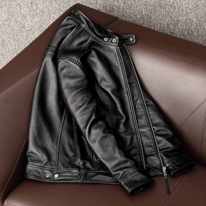 Drune | Herren Leder Bomberjacke