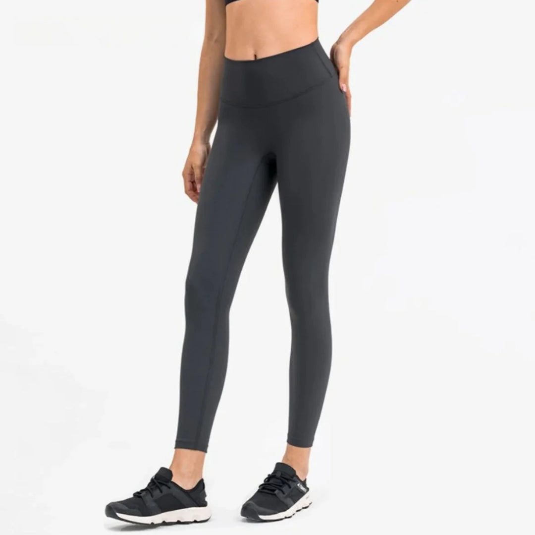 Drune | Hohe Taille Hüfte heben Yoga Sport neun-Punkt-Hose