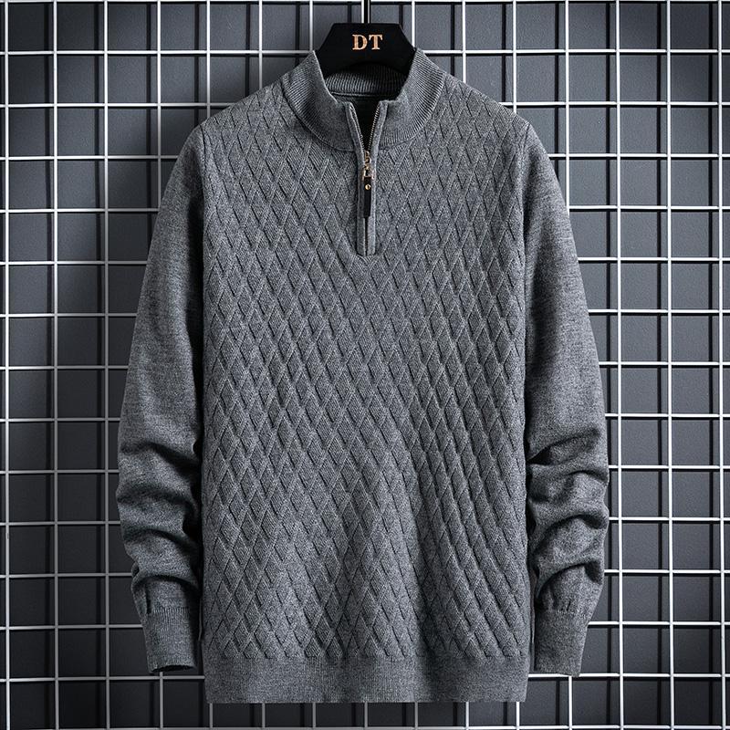 Drune | Stilischer Herren-Reißverschluss-Pullover